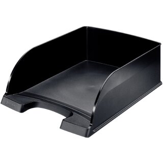 LEITZ Briefablage Plus Jumbo DIN A4 Polystyrol schwarz