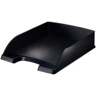 LEITZ Briefablage Style A4 Polystyrol satin schwarz