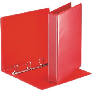 Esselte Präsentations Ringbuch Essentials A4 rot 4D Ring Rückenbreite: 50 mm