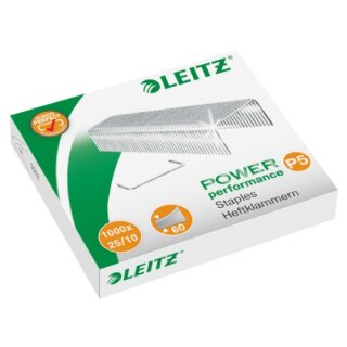 LEITZ Heftklammern 25/10 verzinkt 1.000 Stück