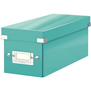LEITZ CD Ablagebox Click & Store WOW eisblau