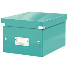 LEITZ Ablagebox Click & Store WOW DIN A5 eisblau