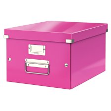 LEITZ Ablagebox Click & Store WOW DIN A4 pink
