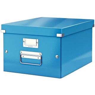 LEITZ Ablagebox Click & Store WOW DIN A4 blau