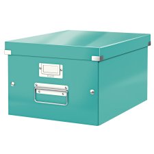 LEITZ Ablagebox Click & Store WOW DIN A4 eisblau