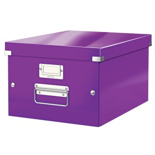 LEITZ Ablagebox Click & Store WOW DIN A4 violett