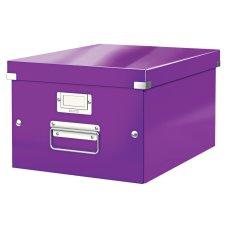 LEITZ Ablagebox Click & Store WOW DIN A4 violett