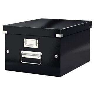 LEITZ Ablagebox Click & Store WOW DIN A4 schwarz