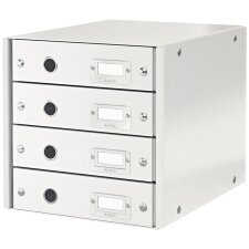 LEITZ Schubladenbox Click & Store WOW 4 Schübe...