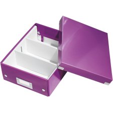 LEITZ Organisationsbox Click & Store WOW klein violett