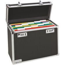LEITZ Mobile Hängeregistratur Box schwarz/chrom