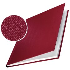 LEITZ Buchbindemappe impressBind A4 10,5 mm bordeaux Hard...