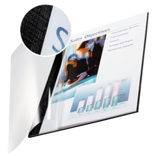 LEITZ Buchbindemappe impressBind A4 3,5 mm schwarz Soft Cover 10 Mappen