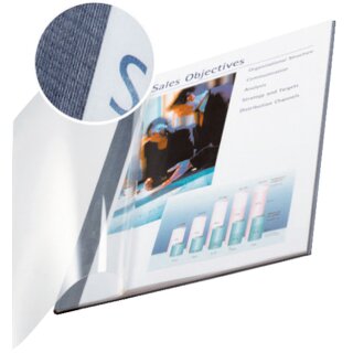 LEITZ Buchbindemappe impressBind A4 10,5 mm blau Soft Cover 10 Mappen