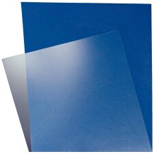 LEITZ Deckblatt DIN A4 aus PVC glasklar 0,15 mm 100 Blatt