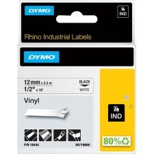 DYMO Vinyl Schriftband Breite: 12 mm Länge: 5,5 m...