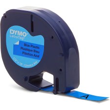 DYMO LetraTag Etiketten Band 12 mm x 4 m Kunststoff blau