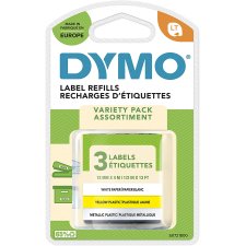 DYMO LetraTag Etiketten Band Starter Pack 3 Bänder