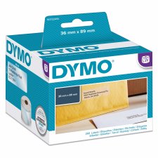 DYMO LabelWriter Adress Etiketten 89 x 36 mm transparent...