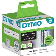 DYMO LabelWriter Ordner Etiketten 38 x 190 mm weiß...