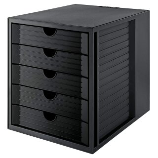 HAN Schubladenbox KARMA 5 Schübe Gehäuse: schwarz