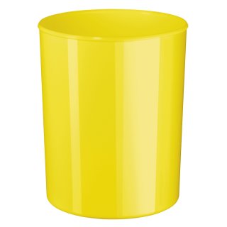 HAN Papierkorb i Line NEW COLOURS 13 Liter rund gelb hochglänzend
