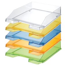HAN Briefablage KLASSIK A4 Polystyrol grün transparent (Preis pro Stück)