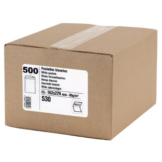 GPV Versandtaschen C5 162 x 229 mm weiß 90 g/qm