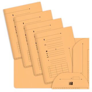 Oxford Aktenmappe PASTEL Farbe: saumon 240 g/qm 25 Mappen