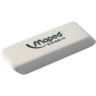 Maped Kautschuk Radierer Dessin mittel weiß