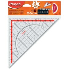 Maped Geodreieck Technic Hypotenuse: 260 mm