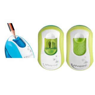 Maped Spitzdose Clean farbig sortiert 36er Display (Preis pro Stück)