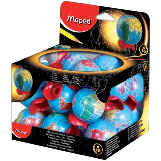 Maped Spitzdose Globus 16er Display (Preis pro Stück)