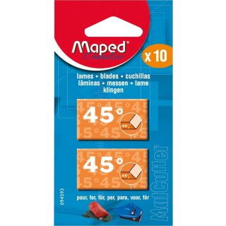 Maped Ersatzklingen für Schneidewerkzeug MatCutter 45 Grad
