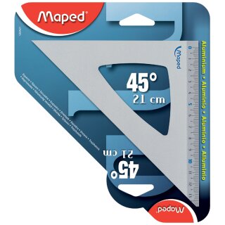 Maped Zeichendreieck 45 Grad aus Aluminium