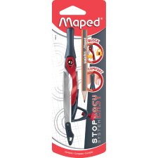 Maped Zirkel Stop System mit Adapterring rot Blister