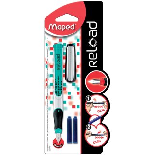 Maped Füllhalter Reload Federbreite: M zufällige Farbe (1 Set)