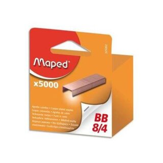 Maped Heftklammern BB 8/4 verkupfert 5.000 Stück