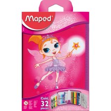 Maped Schüleretui Fairy aus Polyester pink...