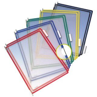 tarifold tdisplay Drehzapfentafel DIN A4 rot (Preis pro Stück)