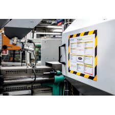 DURABLE Magnet Rahmen DURAFRAME MAGNETIC SECURITY A4 5 Stück