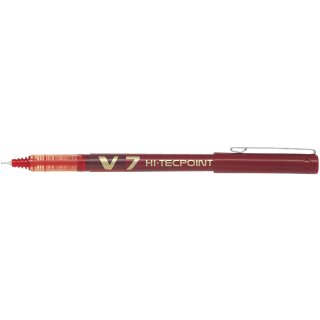 PILOT Tintenroller Hi Tecpoint V7 Strichfarbe: rot