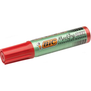BIC Permanent Marker Marking Onyx 1481 Keilspitze rot
