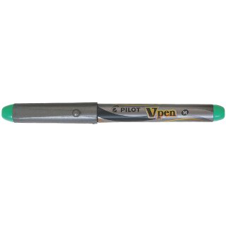 PILOT Füllhalter V Pen Silver Federbreite: 0,4 mm grün