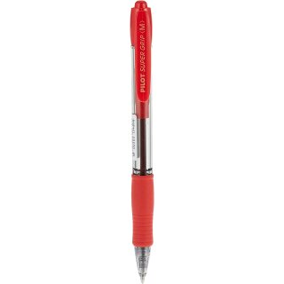 PILOT Druckkugelschreiber SUPER GRIP M Strichfarbe: rot