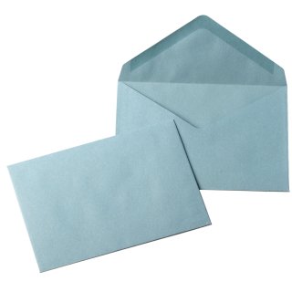 GPV Briefumschläge C6 114 x 162 mm blau gummiert ohne Fenster 500 Stück