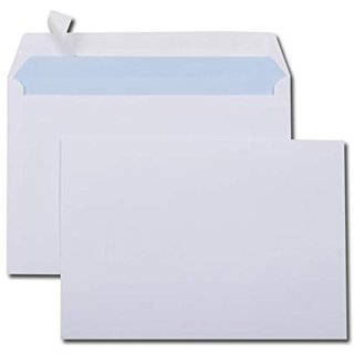 GPV Briefumschläge C5 162 x 229 mm weiß ohne Fenster 500 Briefumschläge