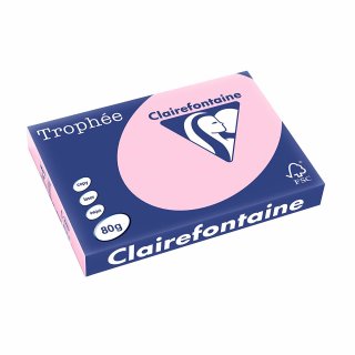 Clairalfa Multifunktionspapier Trophée A3 80 g/qm rosa 500 Blatt