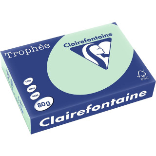 Clairalfa Multifunktionspapier Trophée A4 80 g/qm hellgrün 500 Blatt