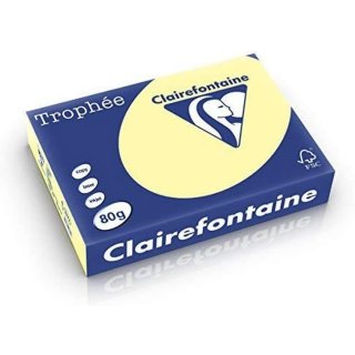 Clairalfa Multifunktionspapier Trophée A4 80 g/qm gelb 500 Blatt